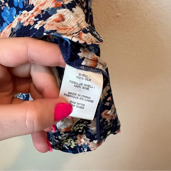 Rebecca Taylor floral blouse - Picture 3 of 8